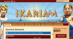 Desktop Screenshot of board.si.ikariam.gameforge.com