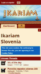 Mobile Screenshot of board.si.ikariam.gameforge.com