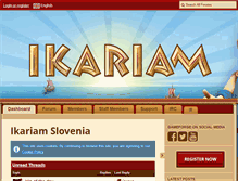 Tablet Screenshot of board.si.ikariam.gameforge.com