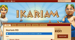 Desktop Screenshot of board.ro.ikariam.gameforge.com