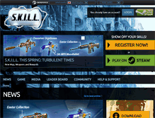 Tablet Screenshot of en.skill.gameforge.com